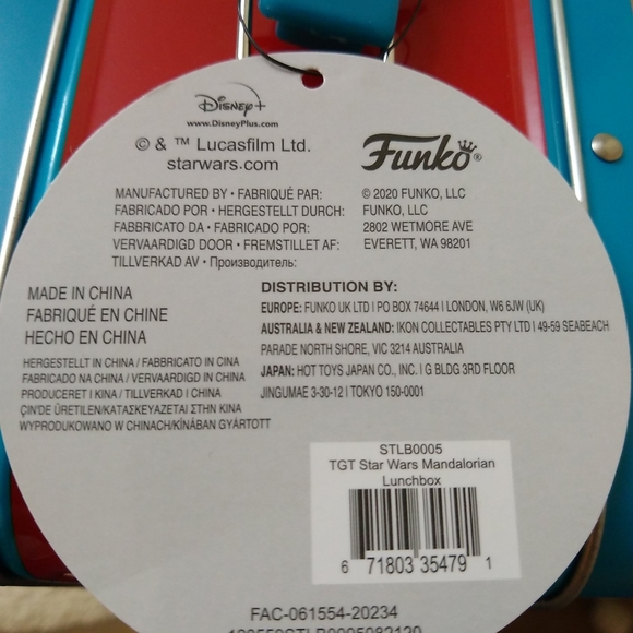 Star Wars the Mandelorian lunch box New with Tag - Picture 2 of 9